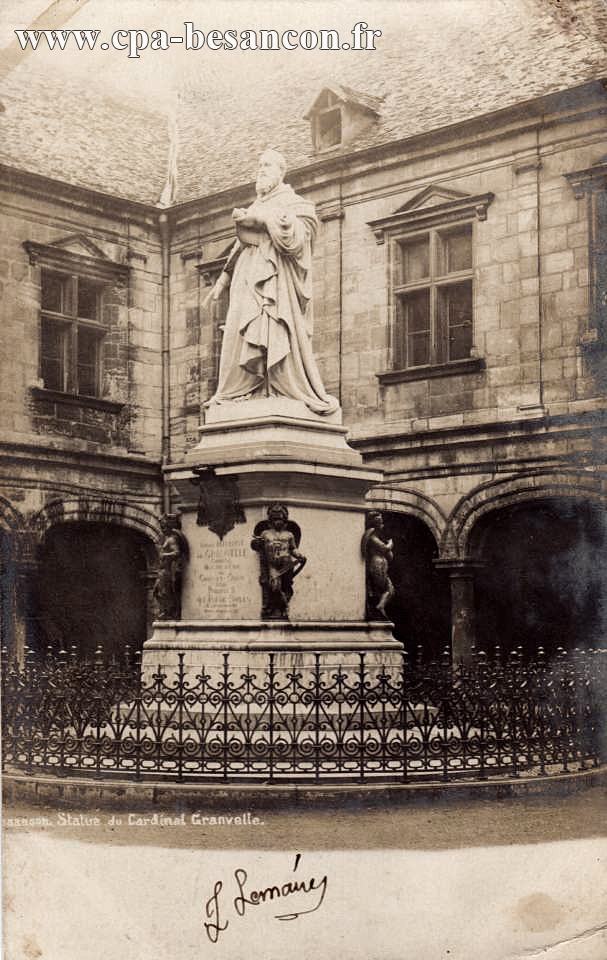 Besançon. Statue du Cardinal Granvelle.